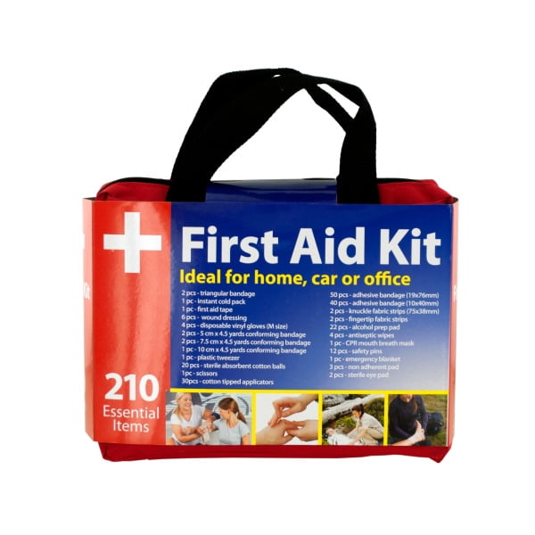 First Aid Kit In Easy Access Carrying Case (Pack Of 1)
