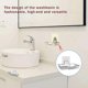 thumbnail image 2 of Set Of 2 Less Steel Dish No Ing - Mount For Bath, Er, Sink, Kit, 2 of 4