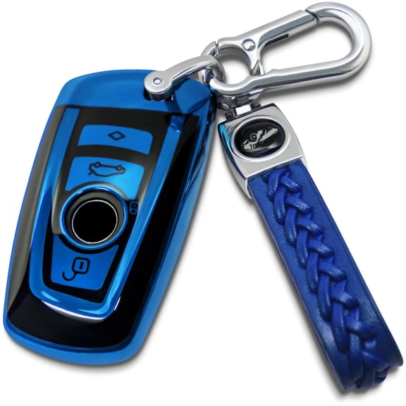for BMW Key fob Cover. Advanced Soft TPU Key Box is Compatible with X1 X3 X4 X5 X6 1 2 4 5 6 7 M3 M5 M6 GT3 GT5 G30 F10 F15 F16 F20 Key