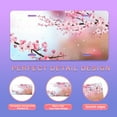 thumbnail image 2 of Smoaffly Cherry Blossoms License Plate Decorative Car Front License Plates Cover, Vanity Tag, Metal Car Plate, Aluminum Novelty License Plate New Car Gift for Men/Women Car,6 X 12 Inch, 2 of 5