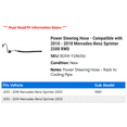 thumbnail image 2 of Power Steering Hose - Compatible with 2010 - 2018 Mercedes-Benz Sprinter 2500 RWD 2011 2012 2013 2014 2015 2016 2017, 2 of 2