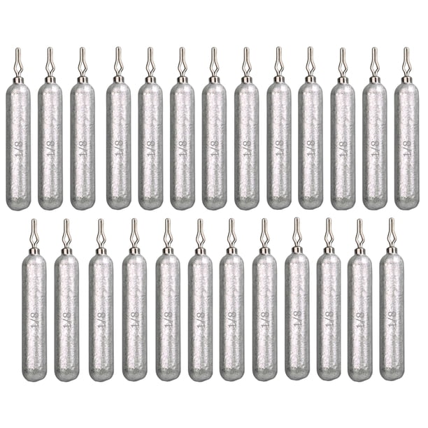 Lot 50 Plombs Drop Shot Cylindriques – Pêche Carpe Eau Douce/salée, Pivot 360°, Clip Ligne