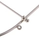 thumbnail image 3 of Monedero de metal con asa y cierre de beso, hecho a mano, 15 cm Plata, 3 of 9