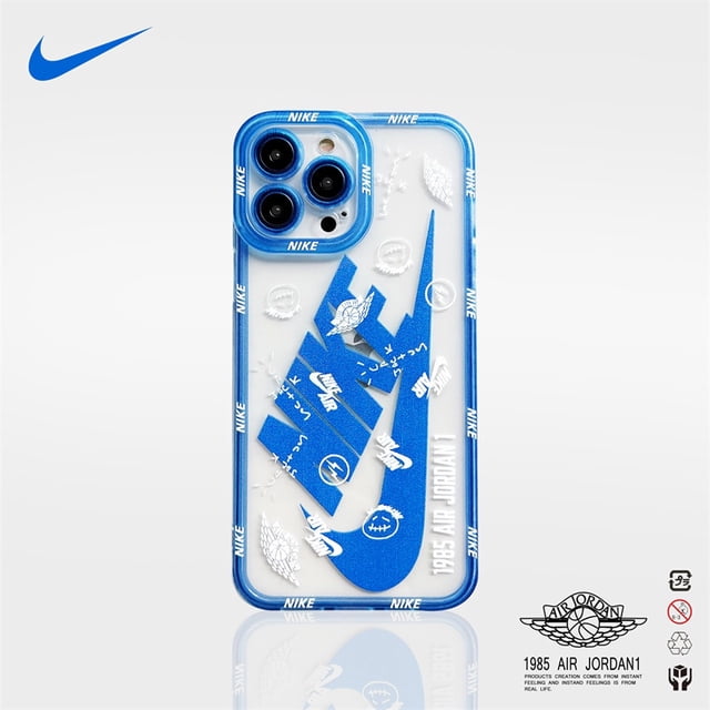 Trend Brand Joint Name Sports Brand Phone Case iPhone 11Promax 12Promax 13Promax The New Angel Eys Soft Straight Edge Protect Back Cover iPhone 7 8 Plus SE 2020 X XS MAX XR