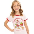 thumbnail image 6 of Strawberry Shortcake Girls Bow Detail Graphic Tee with Short Sleeves, Sizes 4-16, 6 of 7