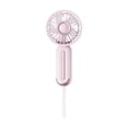 thumbnail image 2 of Handheld Fan USB Rechargeable Mini Quiet Fan Portable Desktop Fan with 3 Speed Settings for Home Office Dorm, Plastic, 1 Fan, 2 of 7