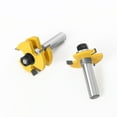 thumbnail image 6 of 2-Piece Router Bit Set High-Quality Carpenter Tool Kit, 6 of 7