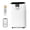 With Heater, variant on SIMZLIFE 12000 BTU Portable Air Conditioner with WIFI for Room, Portable AC Unit with Remote Control, White
