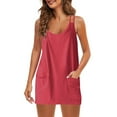 thumbnail image 6 of GILIGEGE 2 Piece Sets for Women Womens Athletic Dress Dress In Shorts Summer Workout Romper Dress 2025 Trendy Outfit Summer Lounge Sets Hot Pink L, 6 of 8