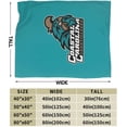 thumbnail image 3 of Coastal Carolina University Fleece Blanket, Very Soft Microfiber Flannel Blanket for Couch Warm and Cozy for All Seasons, 3 of 6