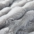 thumbnail image 5 of SHANNA Rabbit Plush Faux Fur Throw Blankets, 1000GSM Soft Warm Thick Cozy Throws, Double Sided Fluffy Plush Blanket for Sofa Couch Bed Living Room in Fall Winter, 5 of 11