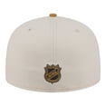 thumbnail image 4 of Men's New Era  Cream/Tan Dallas Stars Colorpack Two-Tone 59FIFTY Fitted Hat, 4 of 5