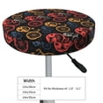 thumbnail image 4 of Sikiie Compass And Mountains In Bicycle Wheels1 for Round Bar Chair Cushion Cover, Dustproof and Non-slip Stool Protector for Kitchen Bar Restaurant Chairs-14 inch, 4 of 7