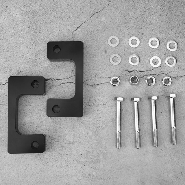 Espaciador de nivelación del automóvil, kit de elevación delantera del elevador de nivelación frontal del automóvil Kit de nivelación frontal optimizado para la excelencia