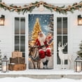 thumbnail image 6 of Linnome 35 X 71 Inch Christmas Door Cover Decor - Large Format Holiday Party Decoration Christmas Door Decoration, 6 of 6