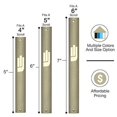thumbnail image 5 of A&S Mezuzot Aluminum Mezuzah Case with Exclusive Modern Shin Design Easy Peel and Stick Judaica Door Mezuza for 5 Inches Parchment Scrol (Bronze, 10cm-4inch), 5 of 5