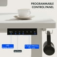 thumbnail image 4 of ACTIVESIT 48"x30" Home Office Height Adjustable Standing Desk with Hooks, Ergonomic Electric 2-Stage Stand Up Computer Desk, White, 4 of 10