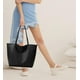 thumbnail image 3 of Bolso KALIDI de cuero vegano 16L para mujer negro, 3 of 8
