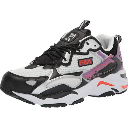 Fila Mens Ray Tracer 2 Nxt Sneaker 9 Black/Red Orange/Chinese Violet