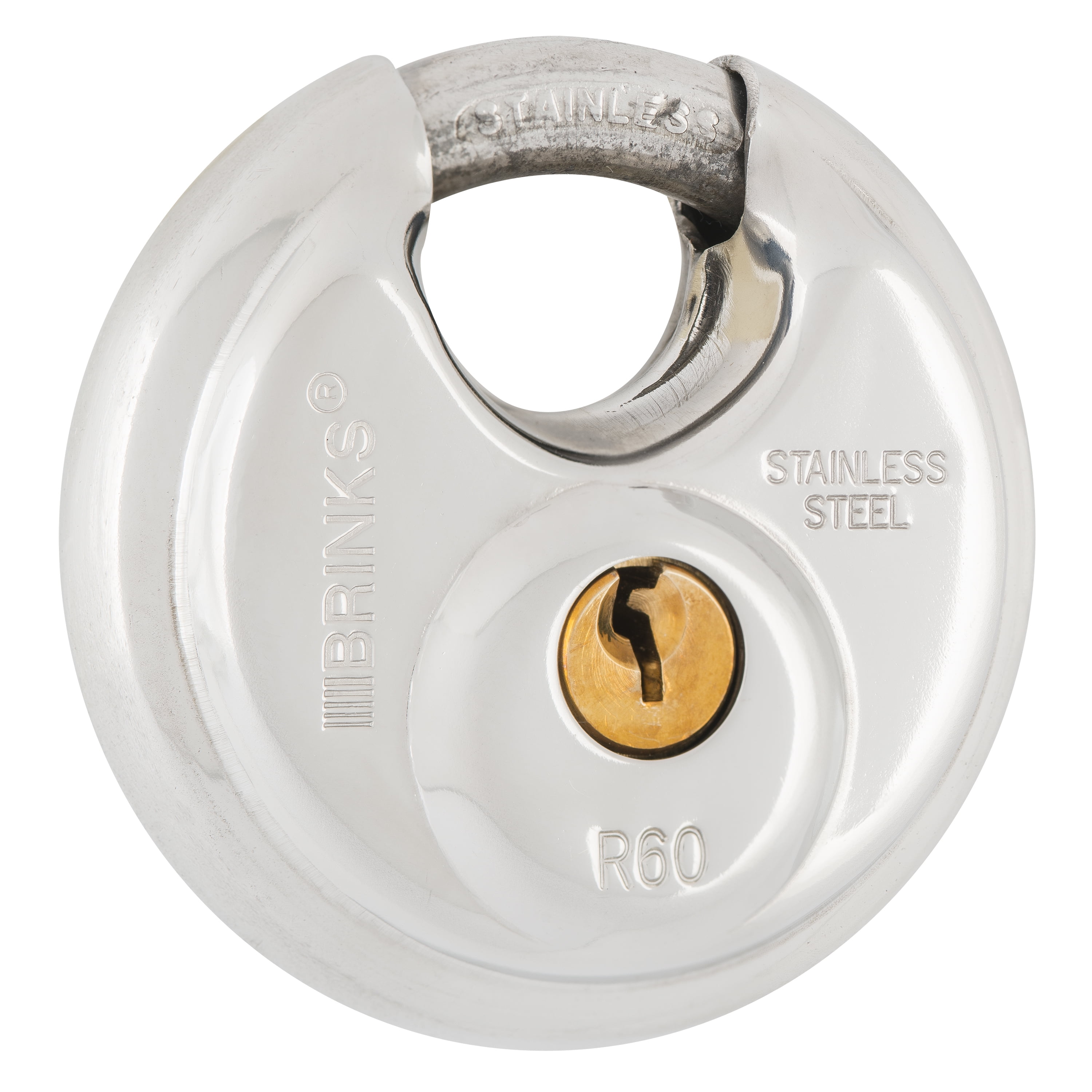 Brink S Promax Security Stainless Steel 60mm Discus Padlock