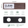 thumbnail image 2 of Uxcell Dishwasher Magnet Clean Dirty Sign Rectangle Heart Sign for Dishwasher, Dark Brown, 2 of 6