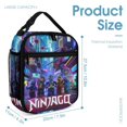 thumbnail image 4 of Ninjago 3 Pcs Backpack Set With Lunch Bag And Pencil Case Casual Bookbag Lunch Box Pencil Box, 4 of 8
