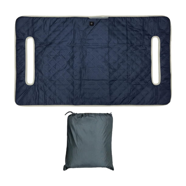 Funda para asiento de carrito de golf, suave, sencilla, fácil de instalar, fácil de limpiar, manta, calefacción. Azul marino