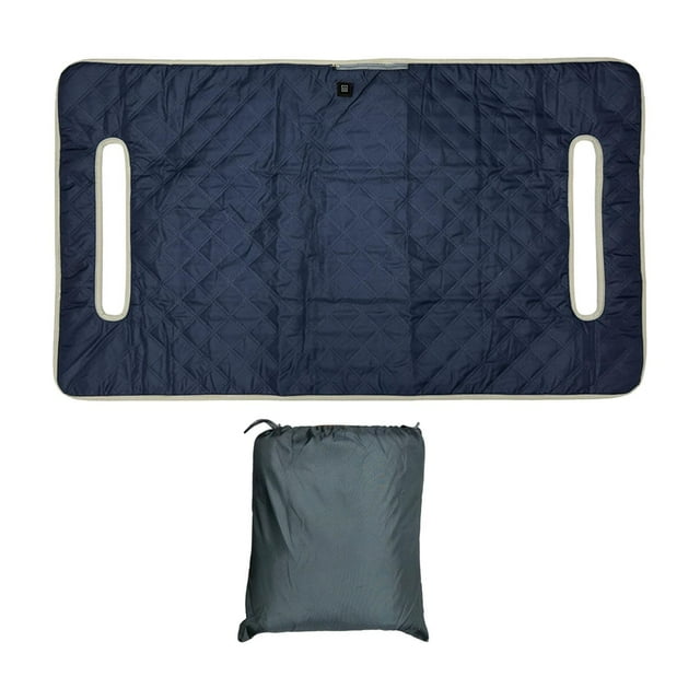 Almencla Golf Cart Seat Cover Easy Installation Heating Pad for Travel Sports Golfers Navy blue