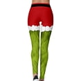 thumbnail image 4 of Leggings navideños para mujer con alegres estampados digitales, cintura alta, corte ajustado: estilo festivo único y elegante, 4 of 6
