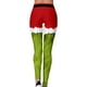 thumbnail image 4 of Leggings navideños para mujer con estampados alegres, cintura alta, corte ajustado - Talla XL Diversión festiva, 4 of 6