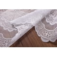 thumbnail image 2 of Romance Lace Fabric Window Curtain with an Attached Valance Size 60 x 84 COLOR White, 2 of 3
