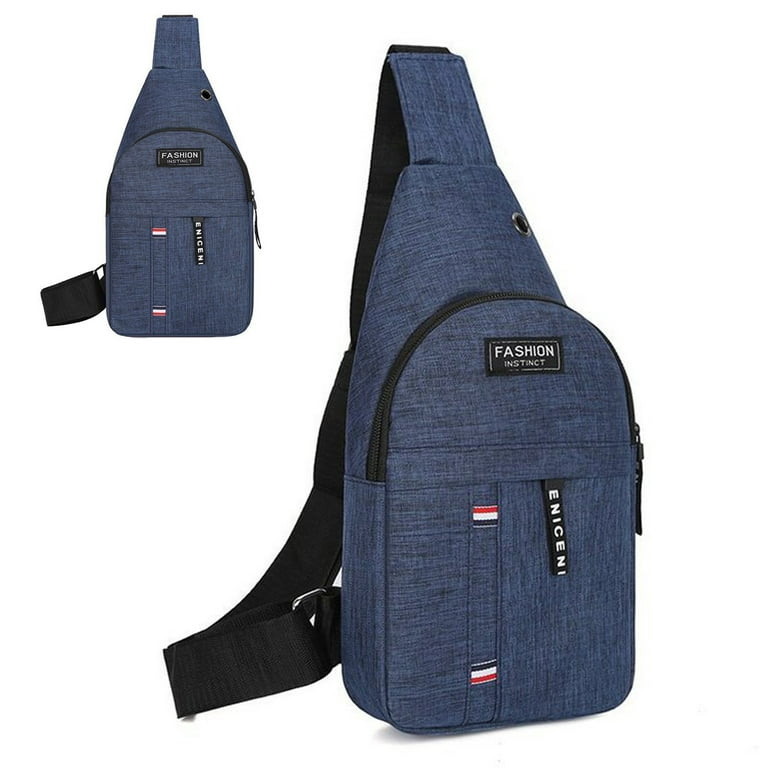 2023 New Design korean unisex Chest Bag Multifunction Waterproof Large  Capacity Travel Portable Small Crossbody Bag Sling Bags