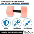 thumbnail image 3 of CanDo Aquatic Swim Bars and Dumbbells for Hydrotherapy, Swimming, Water Aerobics, Rehab, Swim Lessons, Pool Fitness & Learning to Swim, 3 of 8