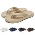thumbnail image 2 of Men's Flip Flops Comfortable Men Flip Flops1 Wide Flip Flops Men Soft Sole Quick Drying Flip Flop Socks Men Flip Flops Non- Shower Room Slippers Locals Flip Flops Mens Arch Support Flip, 2 of 8