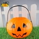 thumbnail image 3 of Cubo de calabaza de Halloween, 1 pieza, cubo pequeño de plástico con forma de calabaza para niños, cubo de calabaza, cubo de calabaza, cubo de dulces de Halloween, cesta de calabaza de Halloween, cest, 3 of 6