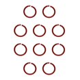 thumbnail image 2 of Bearachild 10 unids/set de papeles bien encuadernados-anillos de encuadernación de hojas sueltas para álbumes de recortes facturas documentos de rojo diámetro 27mm 10Conjunto, 2 of 6