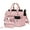 Pink, variant on 2-Piece Women's Corduroy Bag Set: Stylish Laptop Tote + Multi-Functional Crossbody Bag – Large-Capacity Work/Travel/Gym Bag