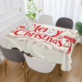 thumbnail image 5 of BZSMCE Square Tablecloth Elegant Christmas Bowknot Pattern Tableclothes, 5 of 9