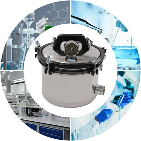 Denest 8L Autoclave Steam Sterilizer Dental Equipment Sterilization Medical Sterilizer