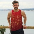 thumbnail image 6 of Logiee Merry Christmas Print Men's Workout Tank Top,Quick Dry Workout Tank Top,Gym Muscle Tee,Fitness Bodybuilding Sleeveless T Shirt-XX-Large, 6 of 7