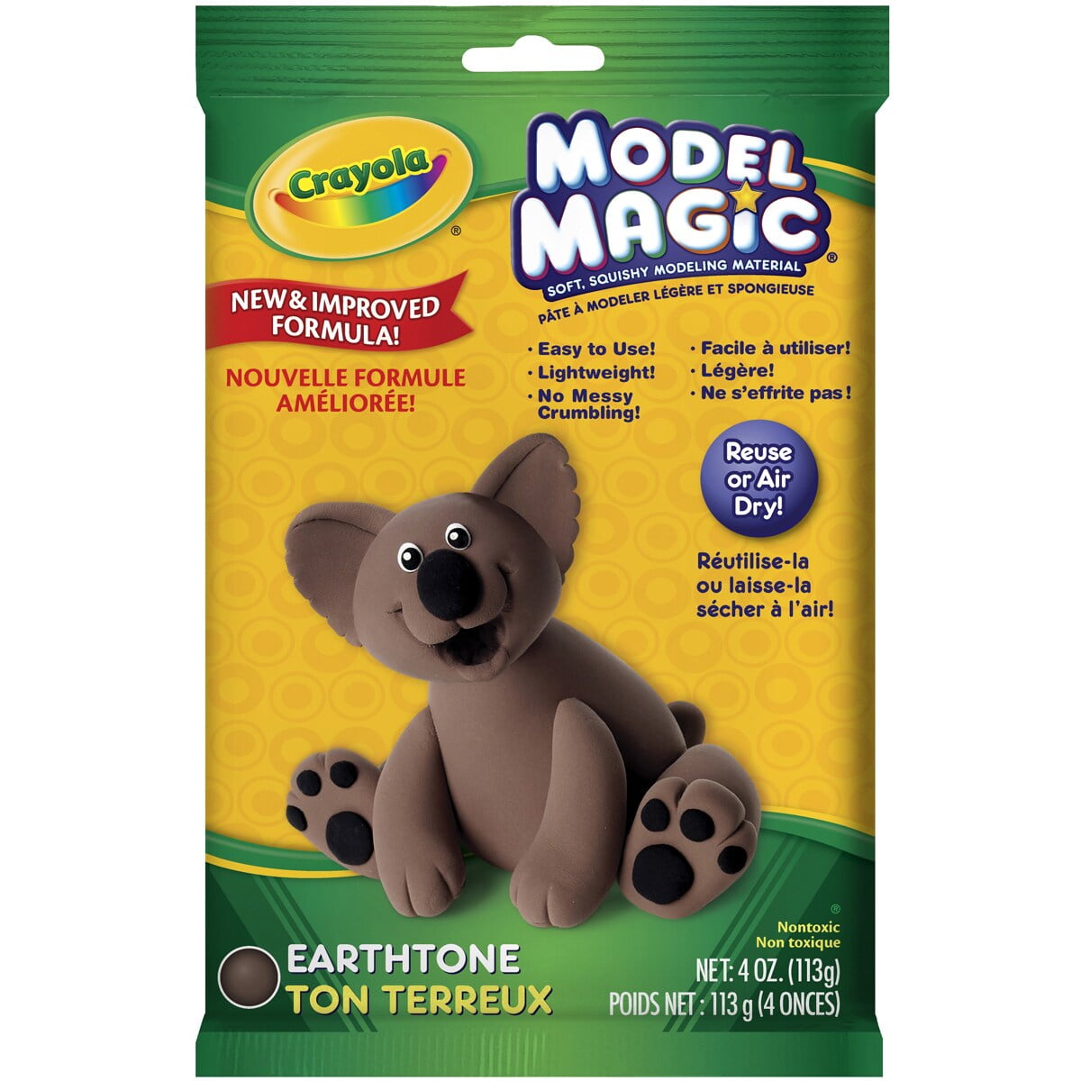  Crayola Model Magic, Terra Cotta, 4 Ounce, Lightweight Modeling  Material For Kids 4 & Up : Toys & Games