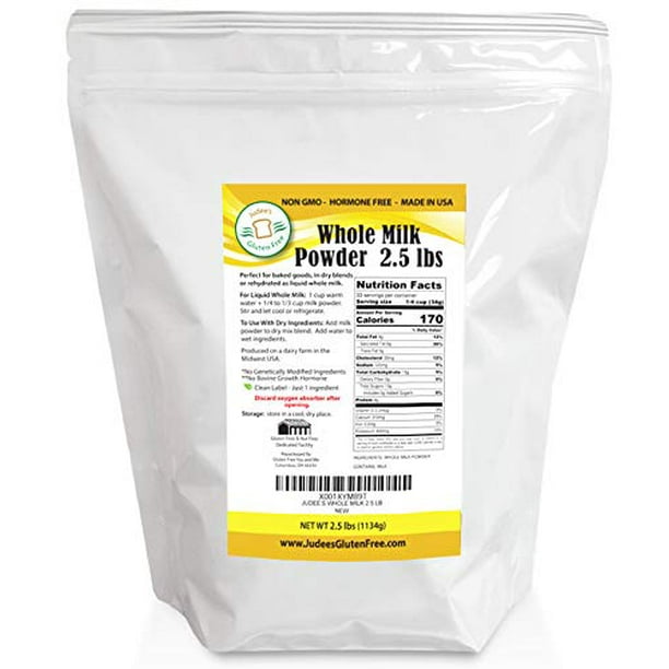 Judee's Gluten Free Whole Milk Powder, 40 oz