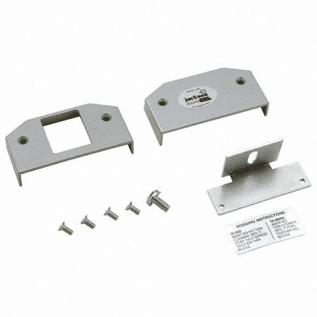 Jackson 302654628 Satin Aluminum Base Cover Plate Package for 1295 Rim Panic Exit Device