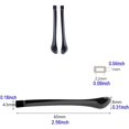 thumbnail image 2 of Kids Eyeglass End Tips Ear Sock Pieces Tube Eyewear Anti-Slip Silicona Comfort Replacement Tips Metal Eyeglass Piernas, 2 of 4