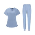 thumbnail image 2 of Conjunto de Uniformes de Enfermería para Mujer Sunnimix Top y Pantalones de Enfermera L, 2 of 8