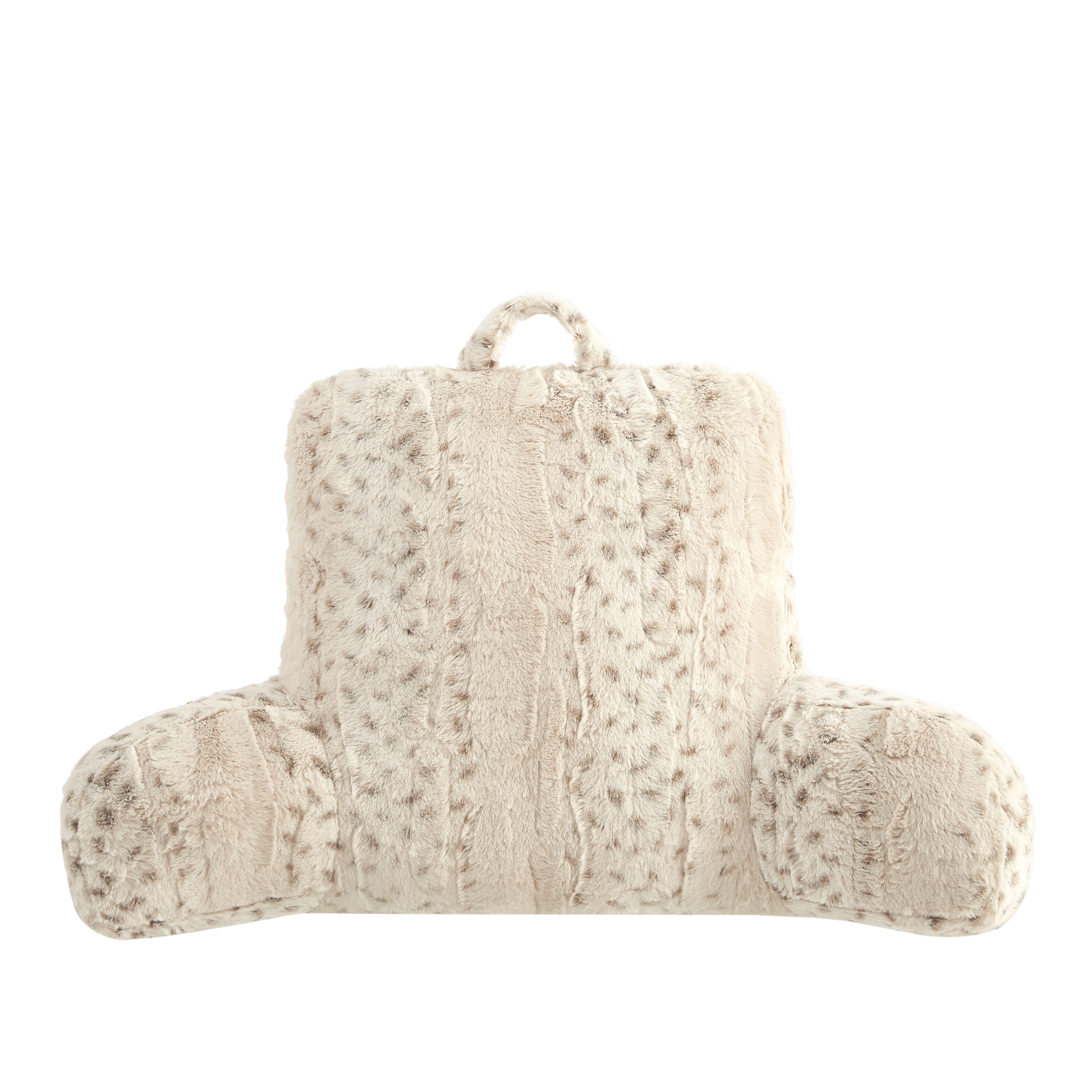 Mainstays Faux Fur Backrest Pillow for Adults, 23