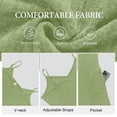 thumbnail image 6 of Asklazy Women's Casual Flowy Maxi Dress,V Neck Adjustable Spaghetti Strap Long Dress with Pockets,US Size,Green,S, 6 of 9