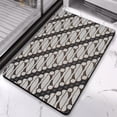 thumbnail image 2 of Indulge in Plush Comfort with our Non-Slip 20x32in Tribal Style Bath Rug Runner - Soft Microfiber Bathroom Rugs, Machine-Washable for Tub and Shower. Experience the Elegance!, 2 of 5