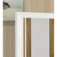 thumbnail image 5 of 38 in. x 38 in. Classic Square Framed Dresser Mirror - White, 5 of 6