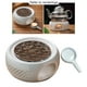 thumbnail image 5 of Calentador de tetera de cerámica, base para calentar café, soporte para calentar té, plato, taza, calentador marrón, 5 of 9